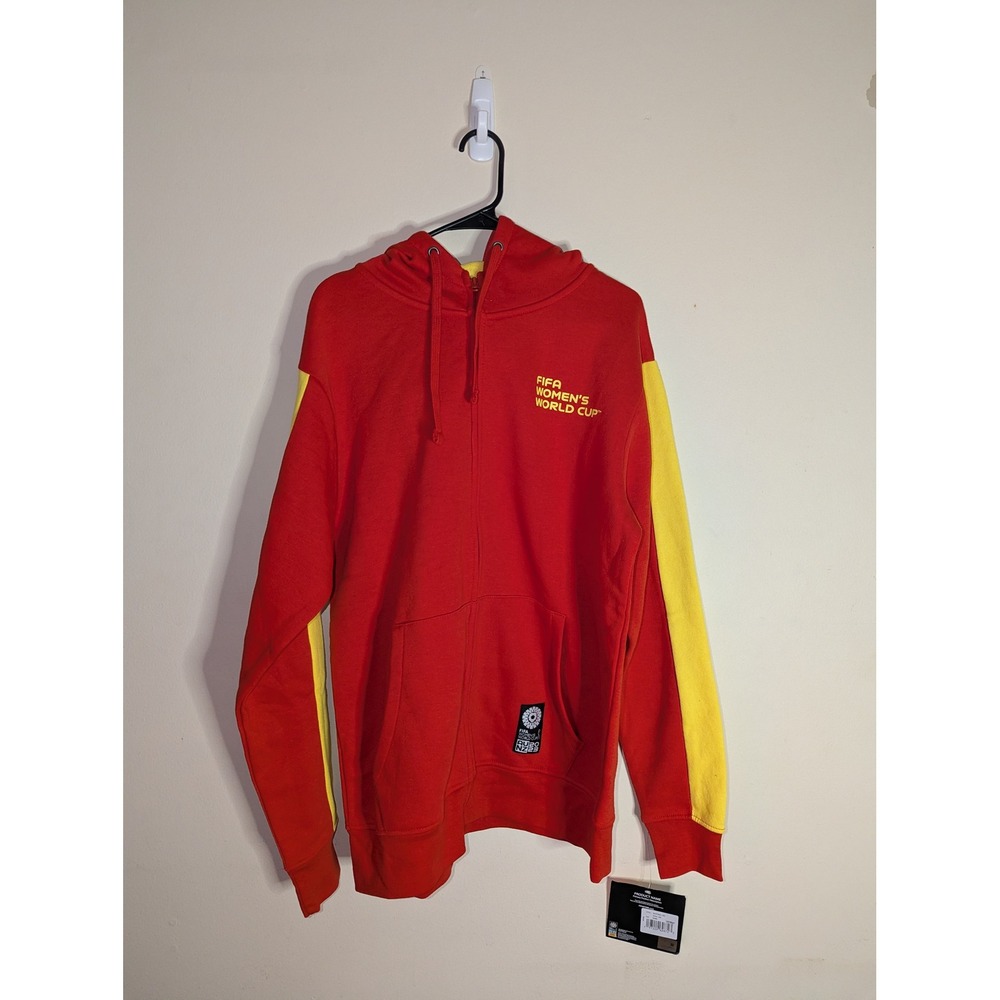 FIFA Womens World Cup‎ 2023 China PR Full Zip Hoodie Red Yellow XL 9KIM77A6A-PRC